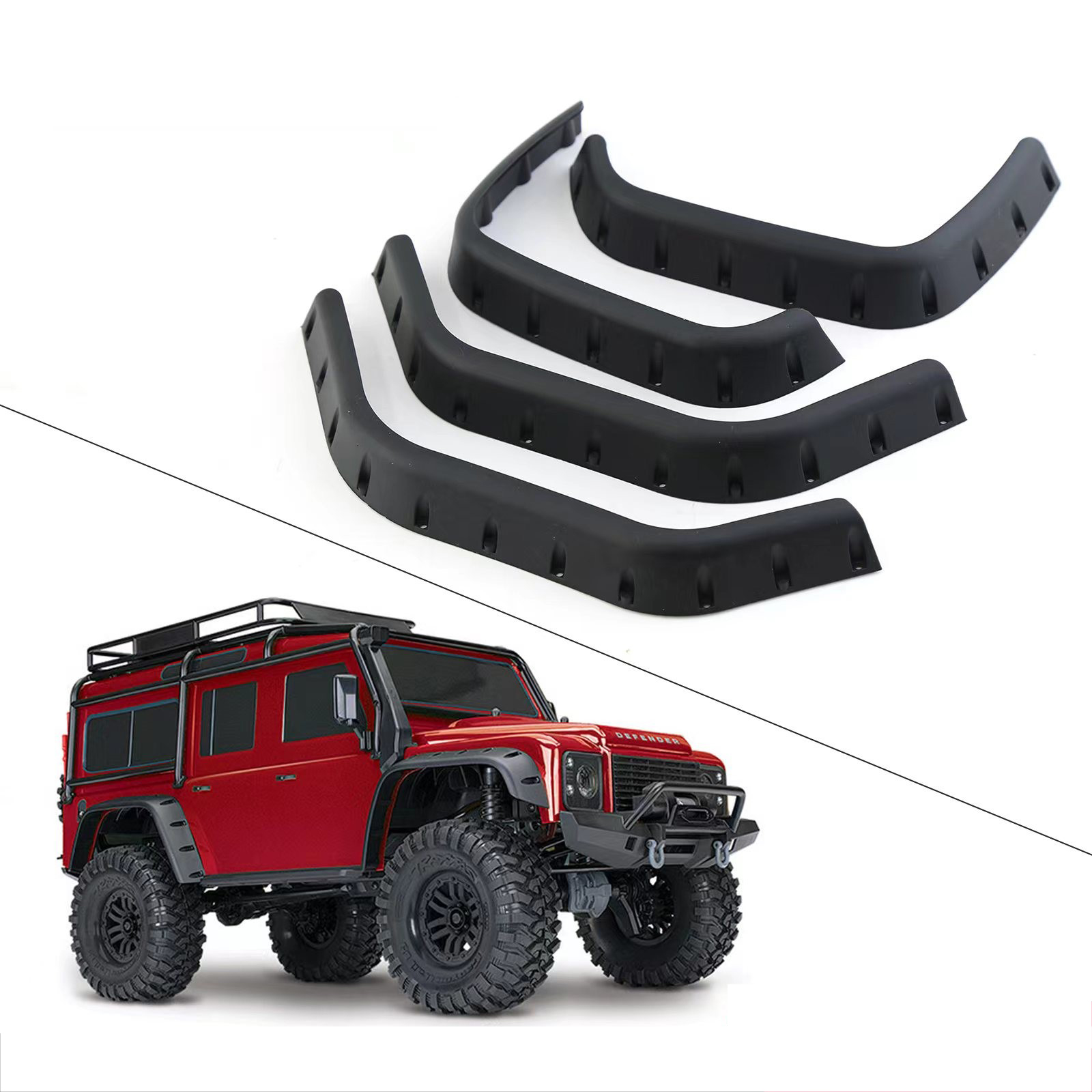 Body Shell Rc - RC Car Mud Fenders Flares for