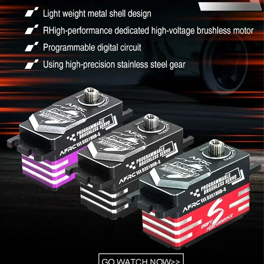 Rc Drift Car Brushless - D3519HB-S Low Profile Programmable HV Brushless