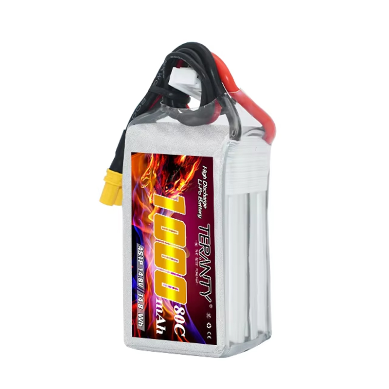 TERANTY 4S 1000mAh 14.8V 80C/1 - Lipo Battery 4S 评论和价格