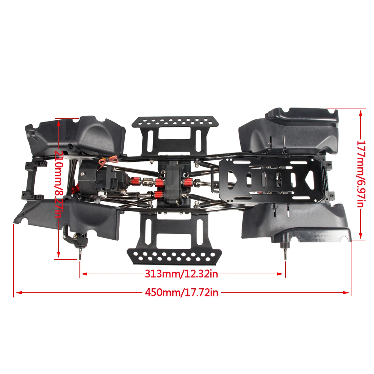 1/10 RC Crawler Chassis Kit wi - Body Shell Rc 评论和价格