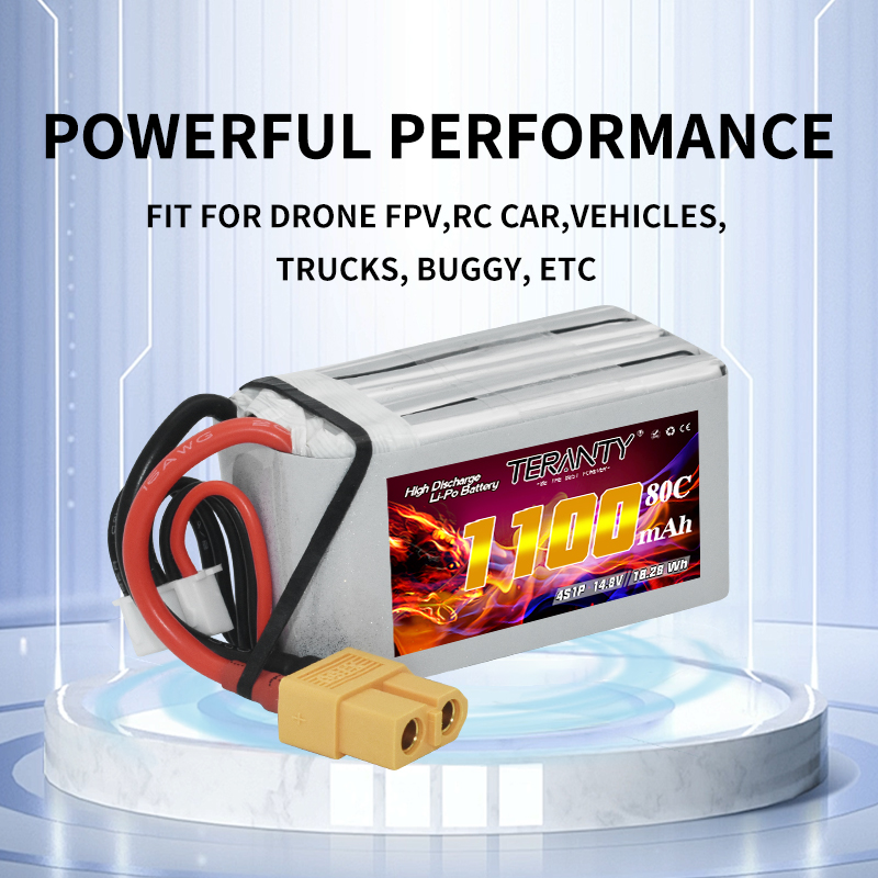 TERANTY 4S 1100mAh 80C/160C Li - Lipo Battery 4S 评论和价格