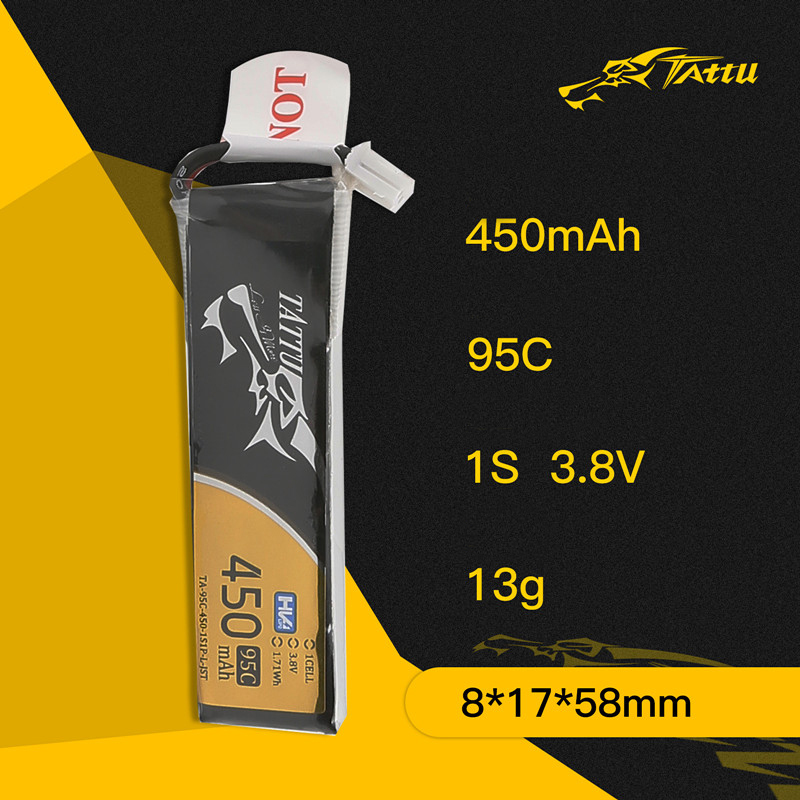 3Pcs NEW TATTU 450/500/550mAh  - Lipo Battery 4S 评论和价格